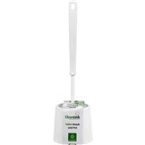 CLEANLINK TOILET BRUSH AND POT WHITE