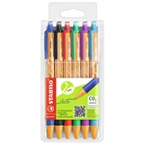 STABILO POINTBALL BALLPOINT PEN 05MM ASSORTED PACK 6