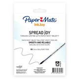 PAPERMATE INKJOY 100 BALLPOINT PENS MEDIUM BLACK PACK 10