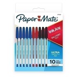 PAPERMATE INKJOY 100 BALLPOINT PENS MEDIUM ASSORTED BOX 10