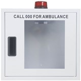 TRAFALGAR AUTOMATED EXTERNAL DEFIBRILLATOR CABINET WITH ALARM