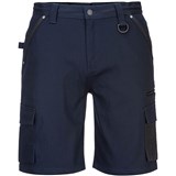PORTWEST SLIM FIT STRETCH SHORTS NAVY 122