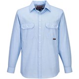 PORTWEST SYDNEY LIGHT WEIGHT SHIRT LONG SLEEVE BLUE M