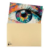 QUILL KRAFT FOLIO WITH FLAP A2