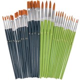 ZART BULK TAKLON BRUSH SET ASSORTED PACK 32