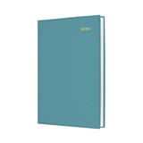 COLLINS BELMONT COLOURS 187V53 DIARY DAY TO PAGE VIEW A5 TEAL