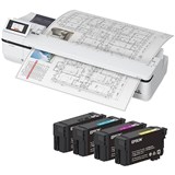 EPSON SURECOLOR T5160M LARGE FORMAT PRINTER AND E40S INK CARTRIDGE COMBO