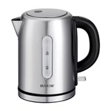 MAXIM CORDLESS KETTLE STAINLESS STEEL 1 LITRE GREY
