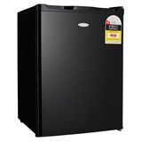HELLER BAR FRIDGE WIRE SHELVES 75 LITRE BLACK
