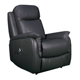 RAPIDLINE HOME ELEVATE ASCOT LIFT CHAIR DUAL MOTOR MEDIUM LEATHER BLACK
