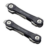 KEYSMART FLEX EXTENDED COMPACT KEY HOLDER AND KEYCHAIN ORGANISER BLACK PACK 2