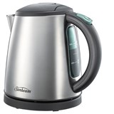 SUNBEAM BELLE AQUA KETTLE STAINLESS STEEL 1L SILVER