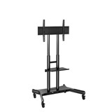 ATDEC ADTVC75 MOBILE HEAVY DUTY TV CART FOR 5080 INCH DISPLAYS BLACK