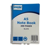 PREMIER SPIRAL NOTEBOOK 200 PAGES A5