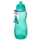 SISTEMA WAVE WATER BOTTLE ASSORTED 600ML