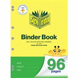 SPIRAX 229 RECYCLE BINDER BOOK 8MM A4 96 PAGES