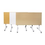 PIVOT WHITE FLIP TOP TABLE 1800 X 750MM