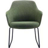 RAPIDLINE ASPEN SLED TUB CHAIR OLIVEBLACK