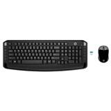 HP 300 WIRELESS KEYBOARD AND MOUSE BLACK
