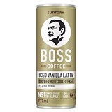 BOSS COFFEE ICED VANILLA LATTE 237ML