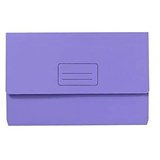 BANTEX DOCUMENT WALLET MANILLA 230GSM PURPLE