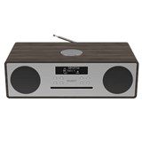 MAJORITY OAKINGTON BLUETOOTH DAB RADIO  CD PLAYER WALNUT