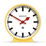 NEWGATE RAILWAY MANTEL CLOCK CHEEKY YELLOW