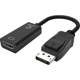 COMSOL DISPLAYPORT MALE TO HDMI FEMALE ADAPTER 4K2K 20CM BLACK