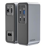 COMSOL USBC 4K HDMI POWER DOCKING STATION 100W BLACK