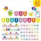 LEARNING CAN BE FUN GIGGLE  GROW BIRTHDAY BULLETIN BOARD SET 62