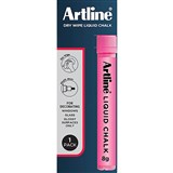 ARTLINE LIQUID CHALK DRY WIPE PINK