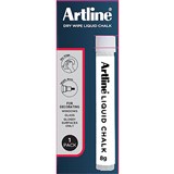 ARTLINE LIQUID CHALK DRY WIPE WHITE