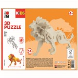 MARABU 3D WOODEN PUZZLE LION