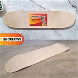 BE CREATIVE PREMIUM RIDEABLE SKATEBOARD DECK