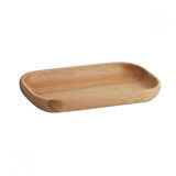 ATHENA BEECHWOOD WOODEN TRAY DORF 170X100X22MM